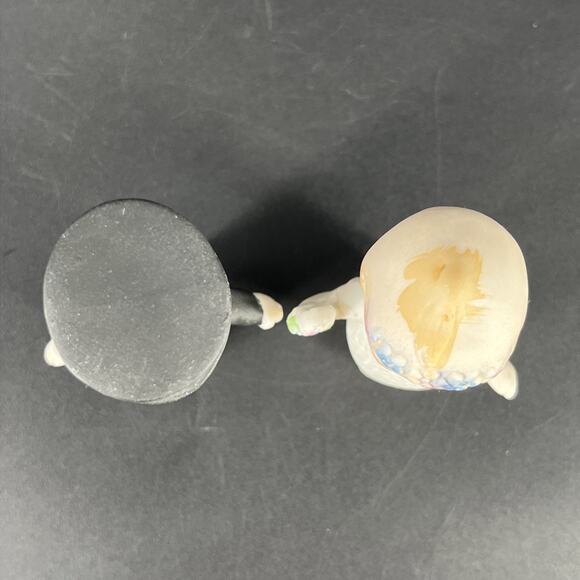 Kewpie Boy in Suit & Girl Wearing Flower Crown Porcelain Bisque, Shackman Japan - Picture 2 of 13